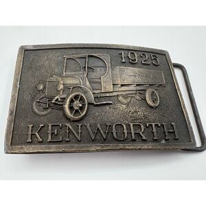 Vintage 1925 Kenworth Truck Belt Buckle - Crossroads USA June 9, 1976 Ed Roeris